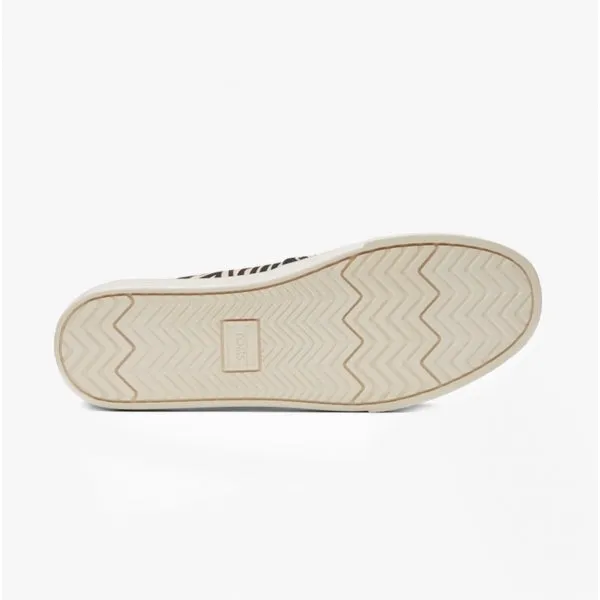 ALPARGATA CUPSOLE TIGER Ladies Cotton Slip-On Shoes Tan