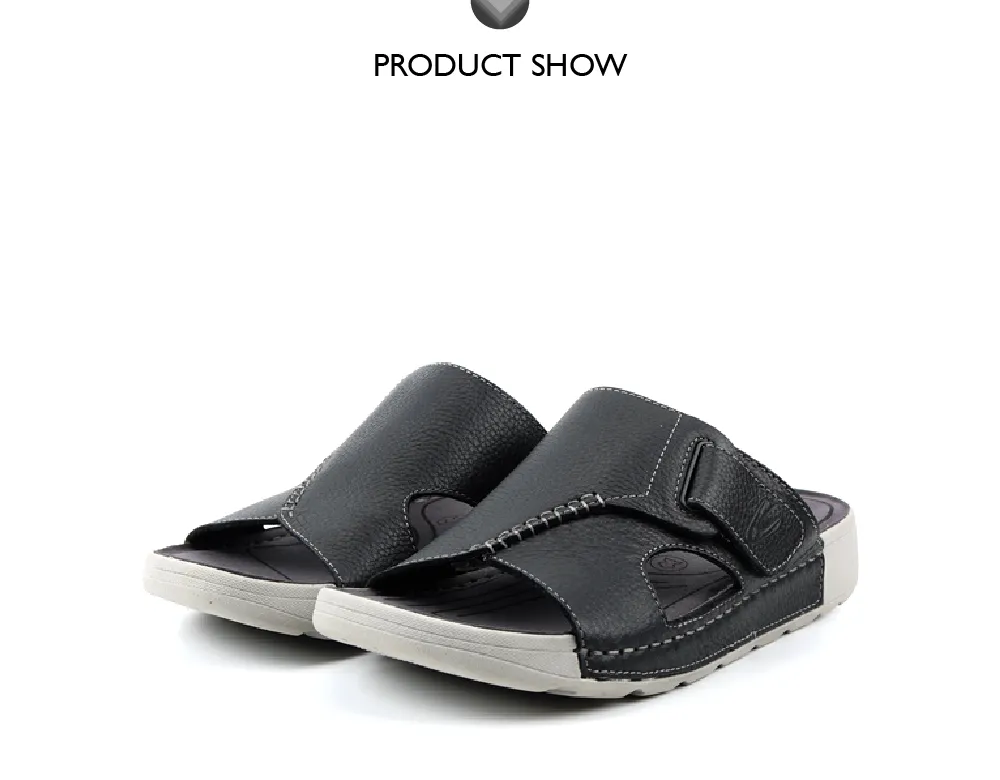 camel active Slip On Sandals Men CENTRO-892402-ES1SV-1-Black