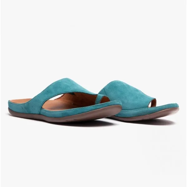 CAPRI II Ladies Toe-Loop Sandals Teal