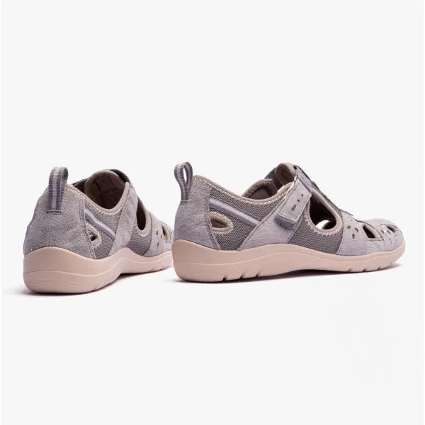 CLEVELAND Ladies Closed Toe Sandals Smoke