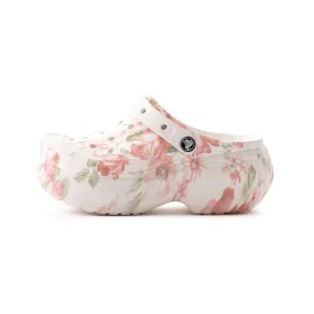 Crocs Bella Flowered Clog Women - WHT