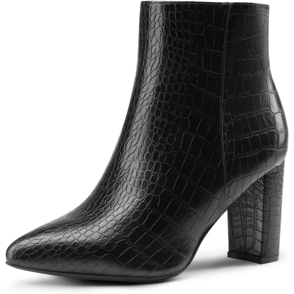 Embossed Design Boots