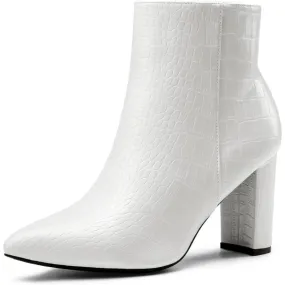 Embossed Design Boots