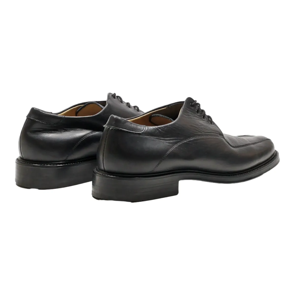 GALLUS Oxford Shoes Black Leather Mens UK 8
