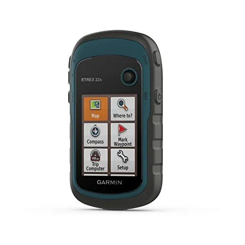 Garmin eTrex 22x, Rugged Handheld GPS Navigator, Black/Navy