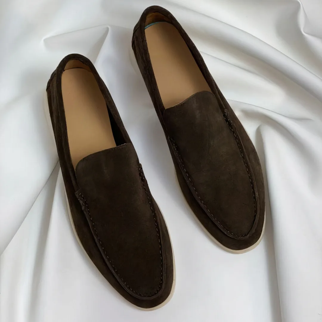 Gio Vintage Leren Loafers voor Heren – Comfort & Klassieke Stijl