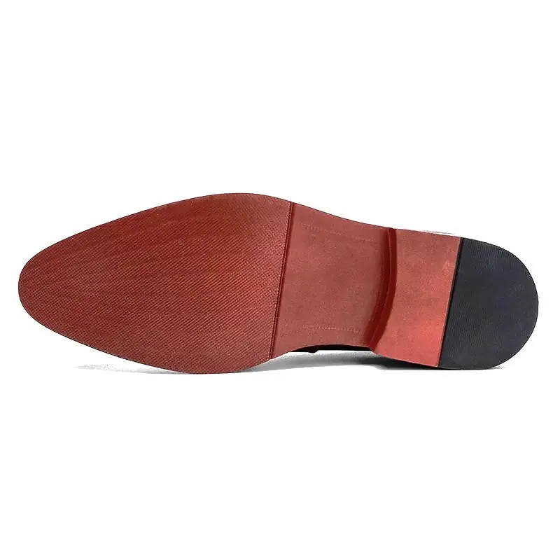 Luxury Red Bottom Leather Loafers