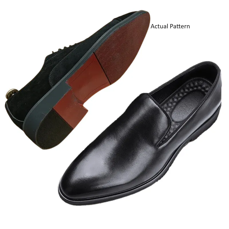Luxury Red Bottom Leather Loafers