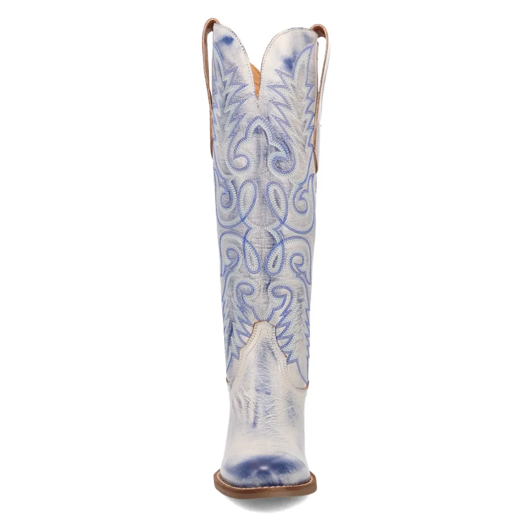 Online Exclusive | Dingo | Faded Love Leather Boots in Blue ** PREORDER