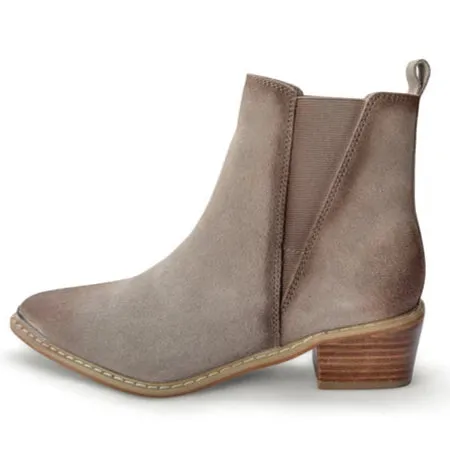 Online Exclusive | Wylie Suede Ankle Boot in Taupe