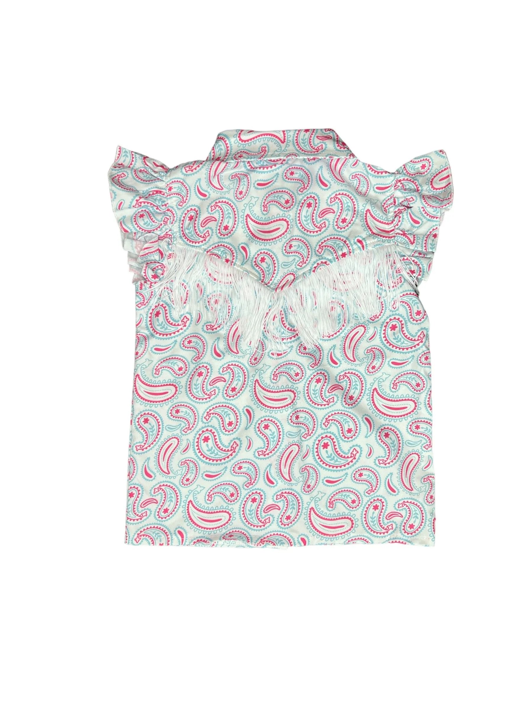Paisley Ruffle Snap Shirt Kid (6-7)