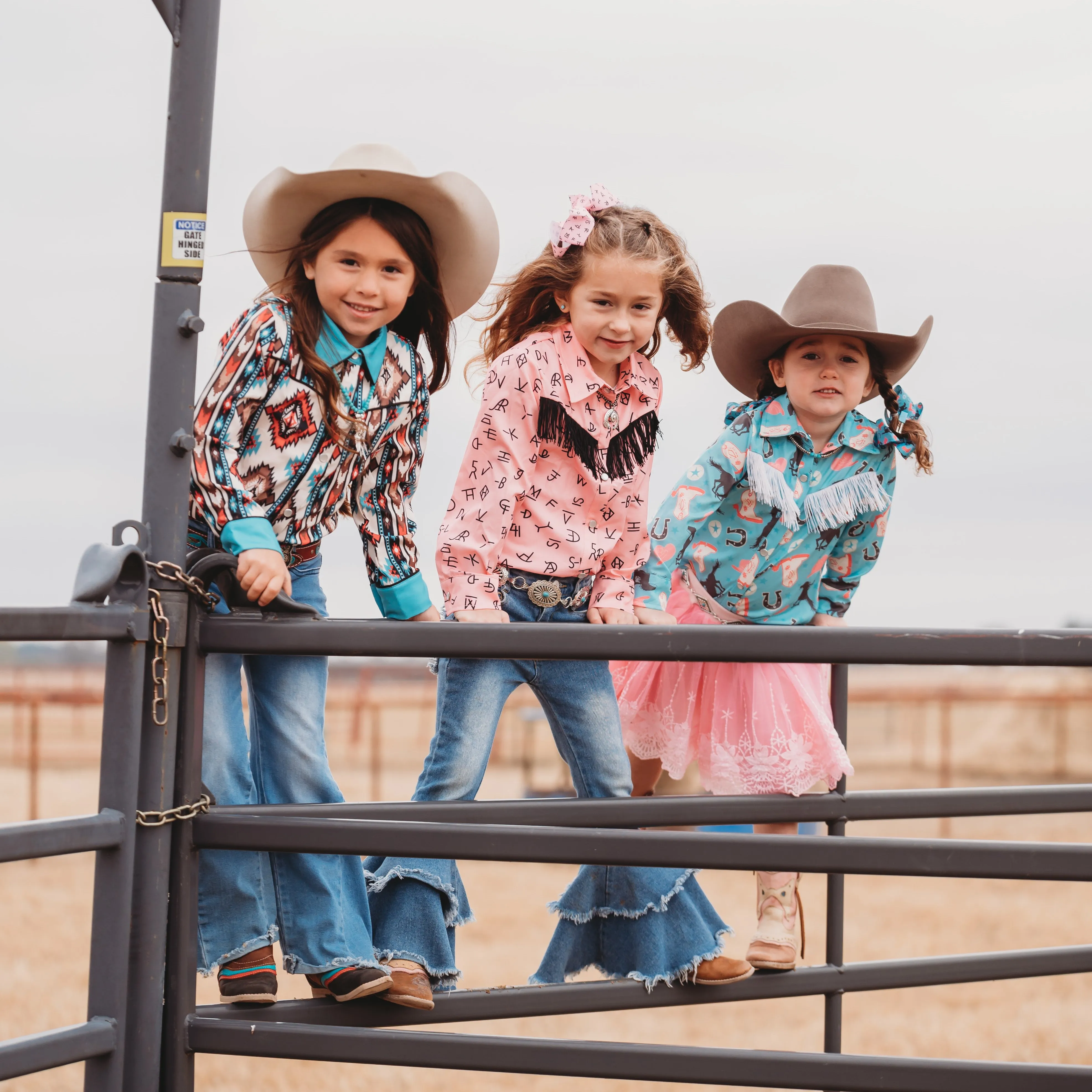 Pink Brand Pearl Snap Toddler (2T-5T)