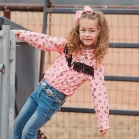 Pink Brand Pearl Snap Toddler (2T-5T)