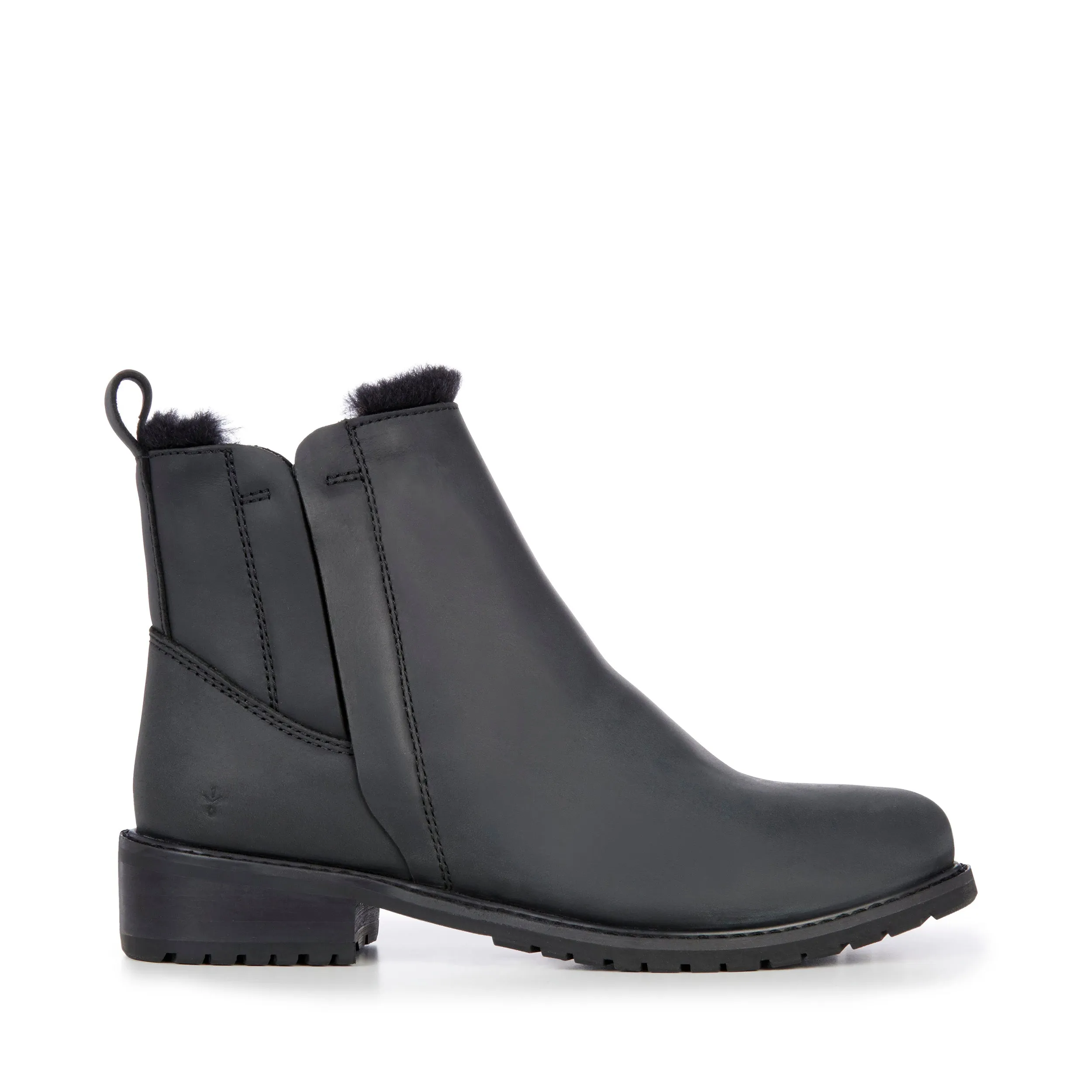 Pioneer Leather Boot - Black LAST ONE SIZE 7