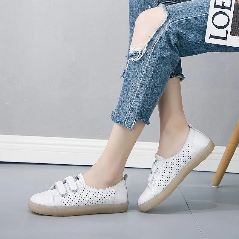 Womens Hook and Loop Fastener Shoes